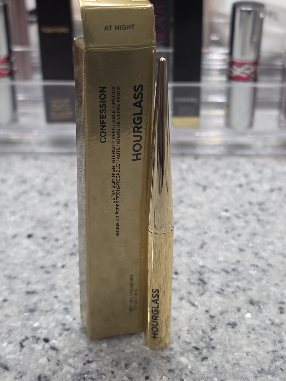 Hourglass Confession Ultra-Slim Lipstick — Gold